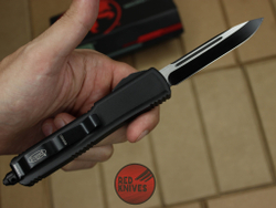 Нож Microtech Ultratech S/E - черная рукоять, стандартный черный клинок + запчасти RK-382