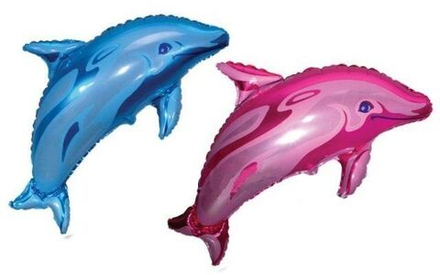 Шар фольгированный "Дельфин" большой