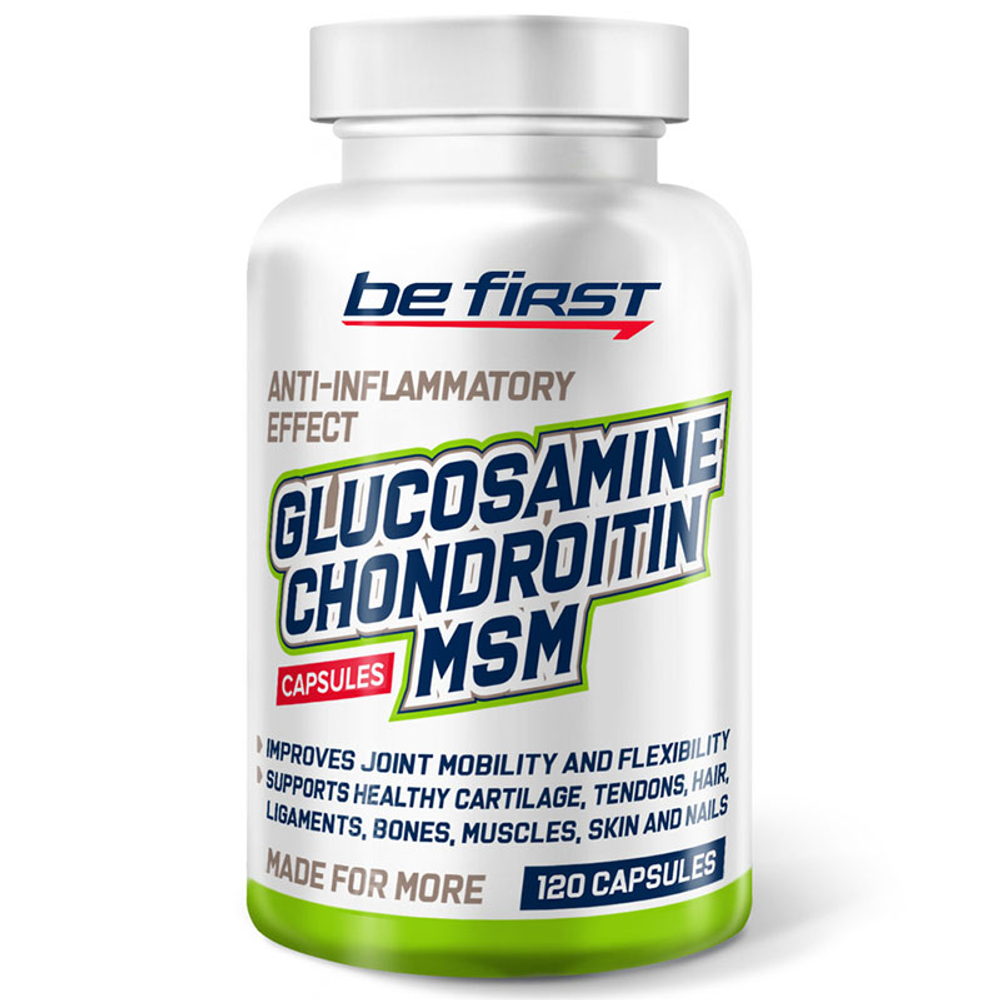Be First Glucosamine + Chondroitine + MSM (120 капс.) [M]
