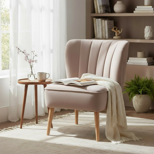 Кресло "Donatello" антивандальный велюр Бежевый/натурал