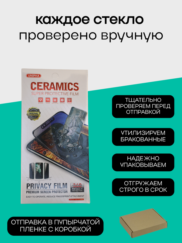 Комплект 2 защитных стекла + 1 в подарок для OPPO Find X8 Ultra Unipha Full Glue 3D GLASS