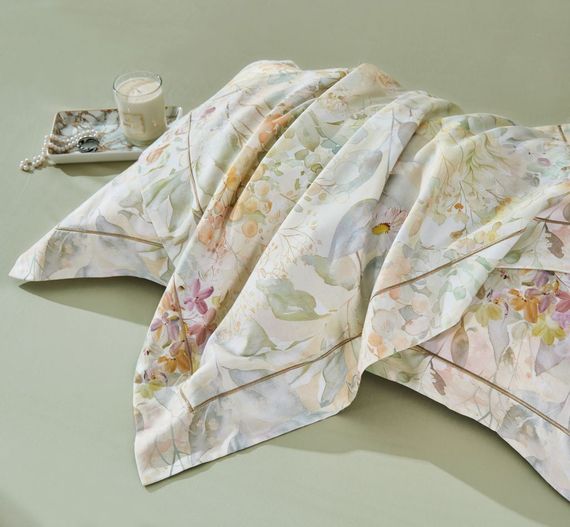 Комплект с ЛЕТНИМ одеялом Asabella 2220 ФЛАНЕЛЬ с Тенселем