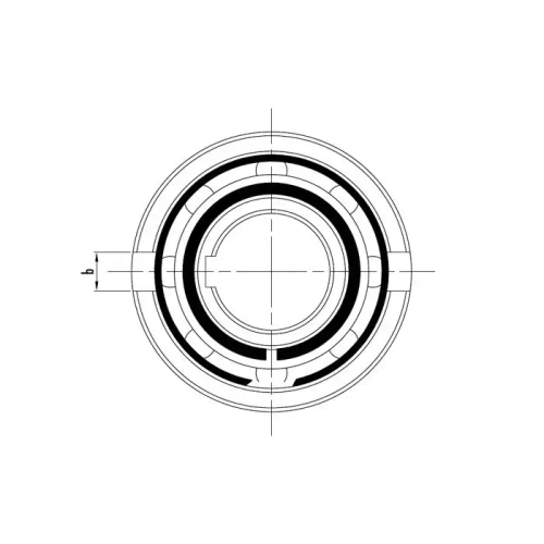 Обгонная муфта USNU40 (ASNU40) ISKRA