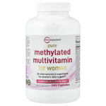 Micro Ingredients, чистые метилированные мультивитамины для женщин, 240 капсул