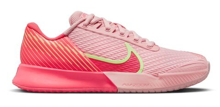 Женские Кроссовки теннисные Nike Zoom Vapor Pro 2 HC - pink bloom/adobe/hot punch/barely volt