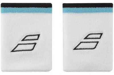 Теннисные напульсники Babolat Terry Jumbo Wristband - White
