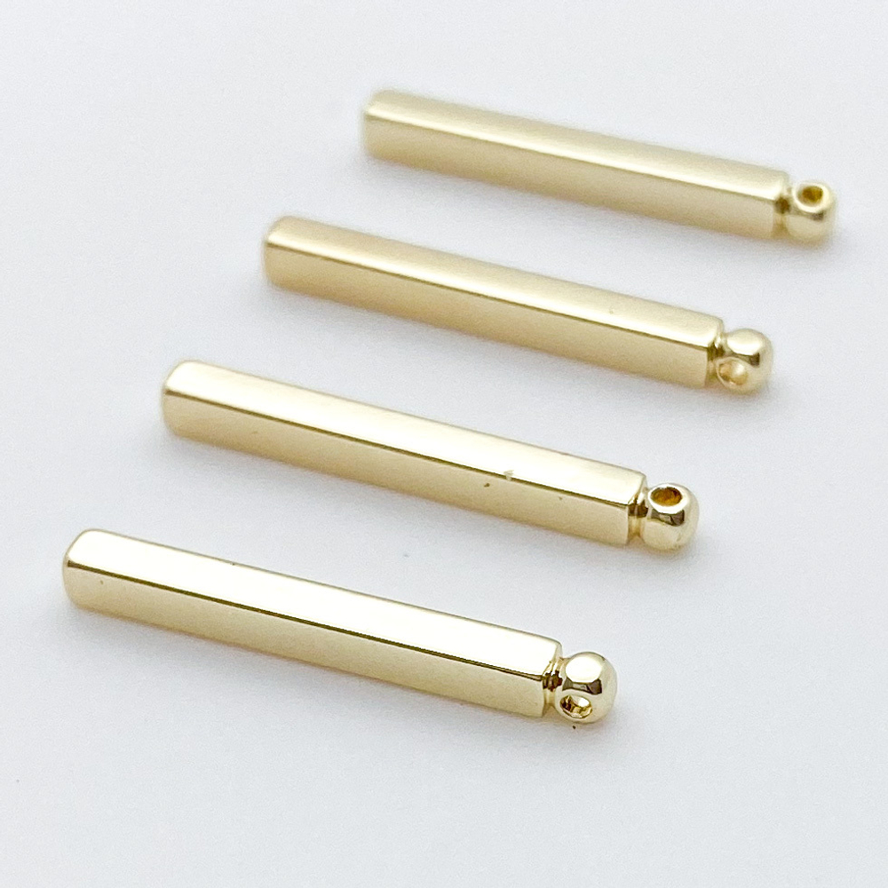 Подвеска Палочка, цвет золото, размер 20*2 мм, цена за 1 шт