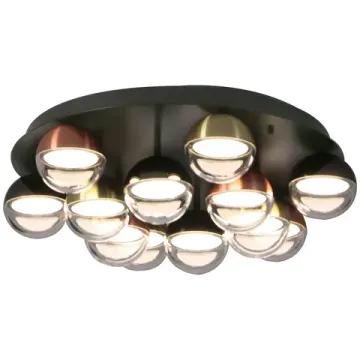 Потолочная люстра 65W 4000K 4371-12C черный Luna Favourite