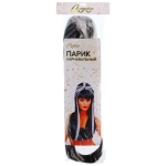 Парик карнавальный «Загадочный вечер», Черно-белый