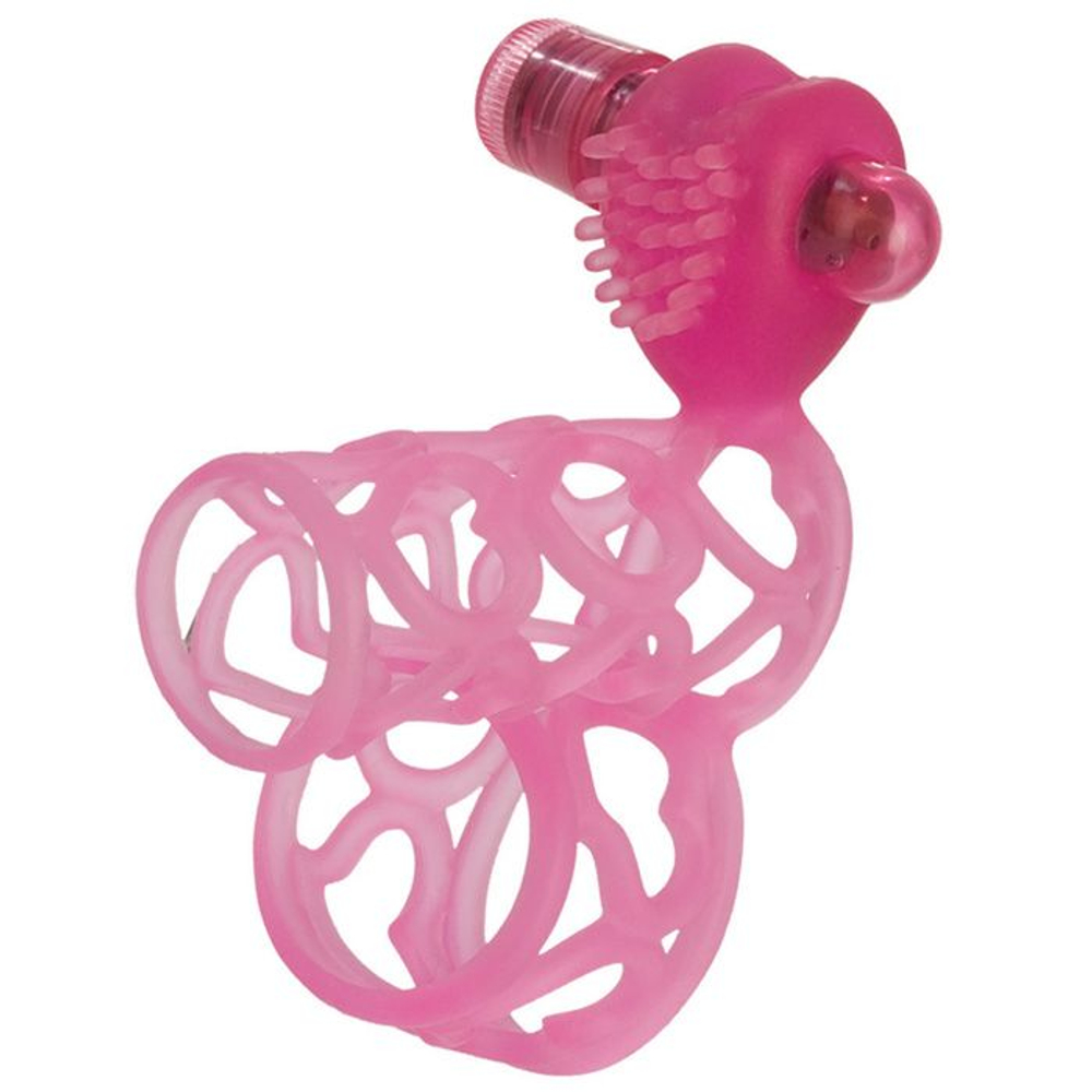 Любовное вибро-кольцо Lover (Цвет: розовый)