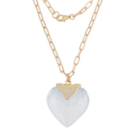 Колье Fiore Luna Crystal Heart LN5118 BW/RG