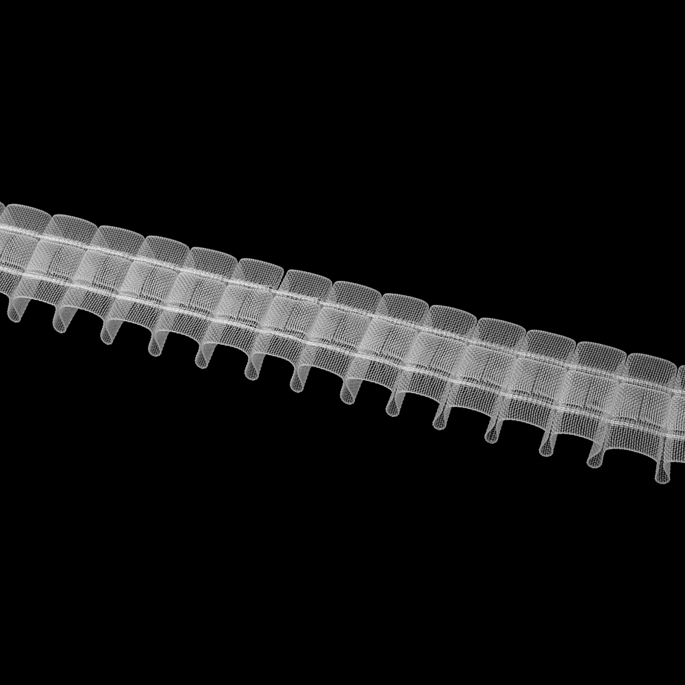 Шторная лента Oz-Is арт. 4463МP коэф сборки 1:2,5, цвет прозрачный (ширина 30 mm)