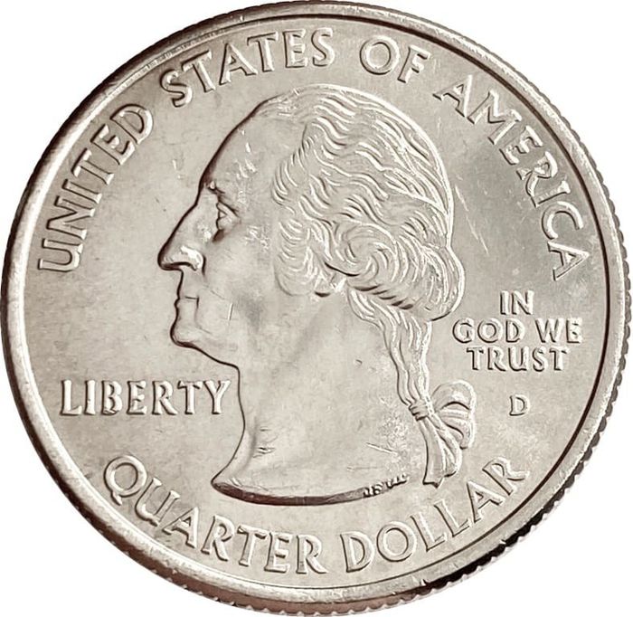 25 центов (1/4 доллара, квотер) 2005 США «Штат Миннесота» (D)