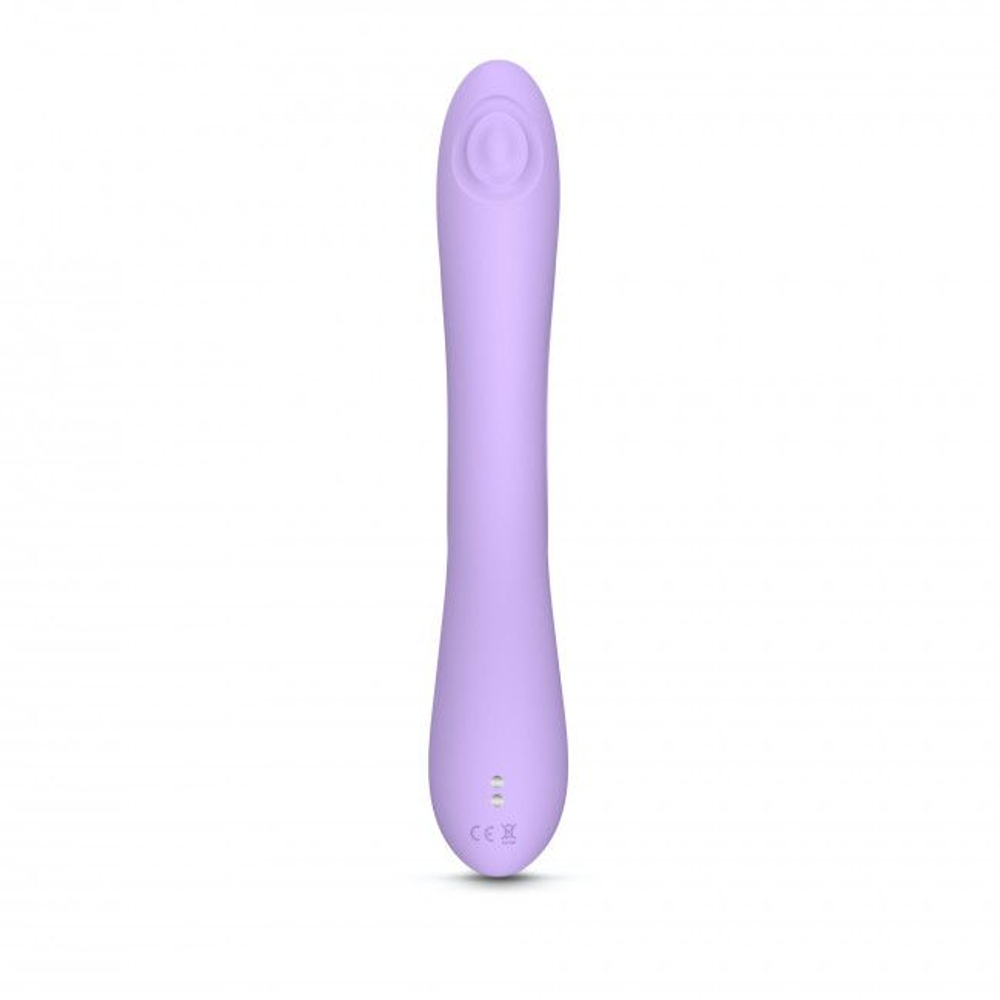 Сиреневый вибратор-кролик Bunny & Clyde - 22,5 см. (Цвет: сиреневый)