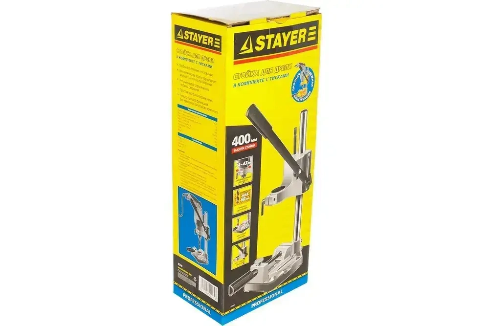 Станок, стойка для дрели с тисками 400 мм STAYER