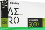 Видеокарта GigaByte GeForce RTX 5060 Aero OC 8G GDDR7 (GV-N5060AERO OC-8GD)