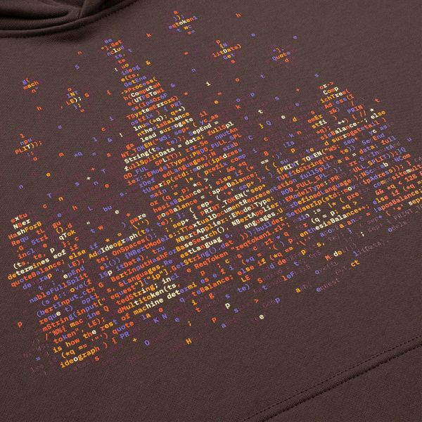 Худи «Культурный код Москвы» МГУ коричневый - фото 7