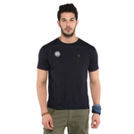 Футболка мужская Royal Enfield, цвет - черный, размер - M, арт. RLATSM000314 (TSSS20033BLACK)