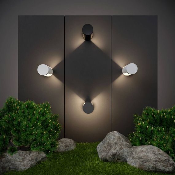 Уличный настенный светодиодный светильник Elektrostandard Nimbus 1540 Techno Led черный a053451