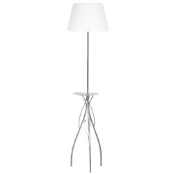 Светильник напольный торшер Нимфея с абажуром Сити-2 Белый