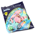 Шар воздушный Alingar, №12, цвета пастель, ассорти, 100 шт/уп, пакет с европодвесом