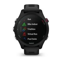 Смарт часы Garmin Forerunner 255S Music с черным ремешком