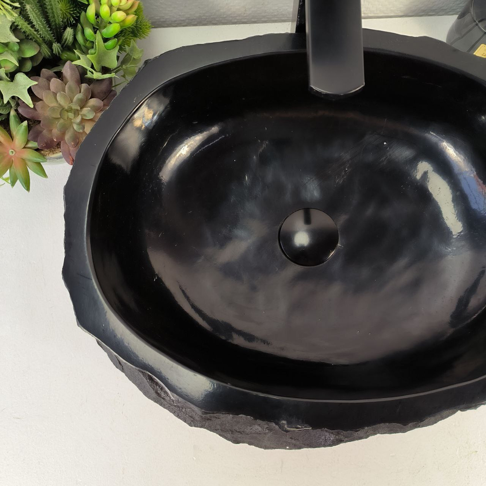 Раковина из андезита Erozy Black EA-65565 49*38*15 0039