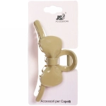 Заколка-краб для волос на блистере «Magic Gloss», бантик, микс 6 цветов, 11см