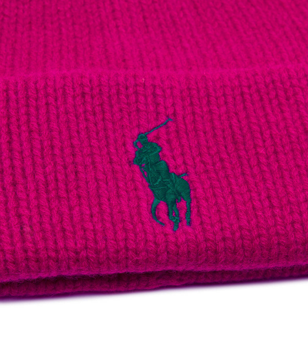 Хлопковая шапка POLO RALPH LAUREN - фуксия(455931421)