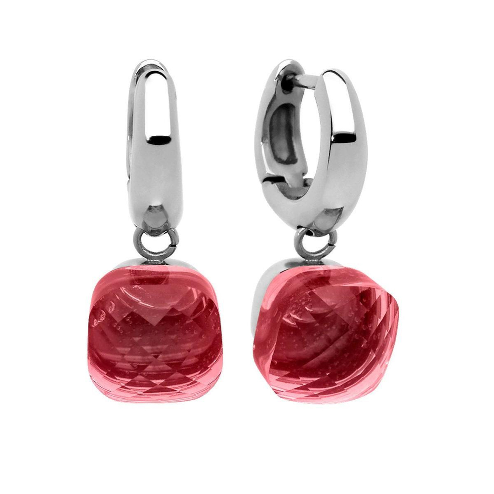 Серьги Qudo Firenze padparadscha 300096 R/S