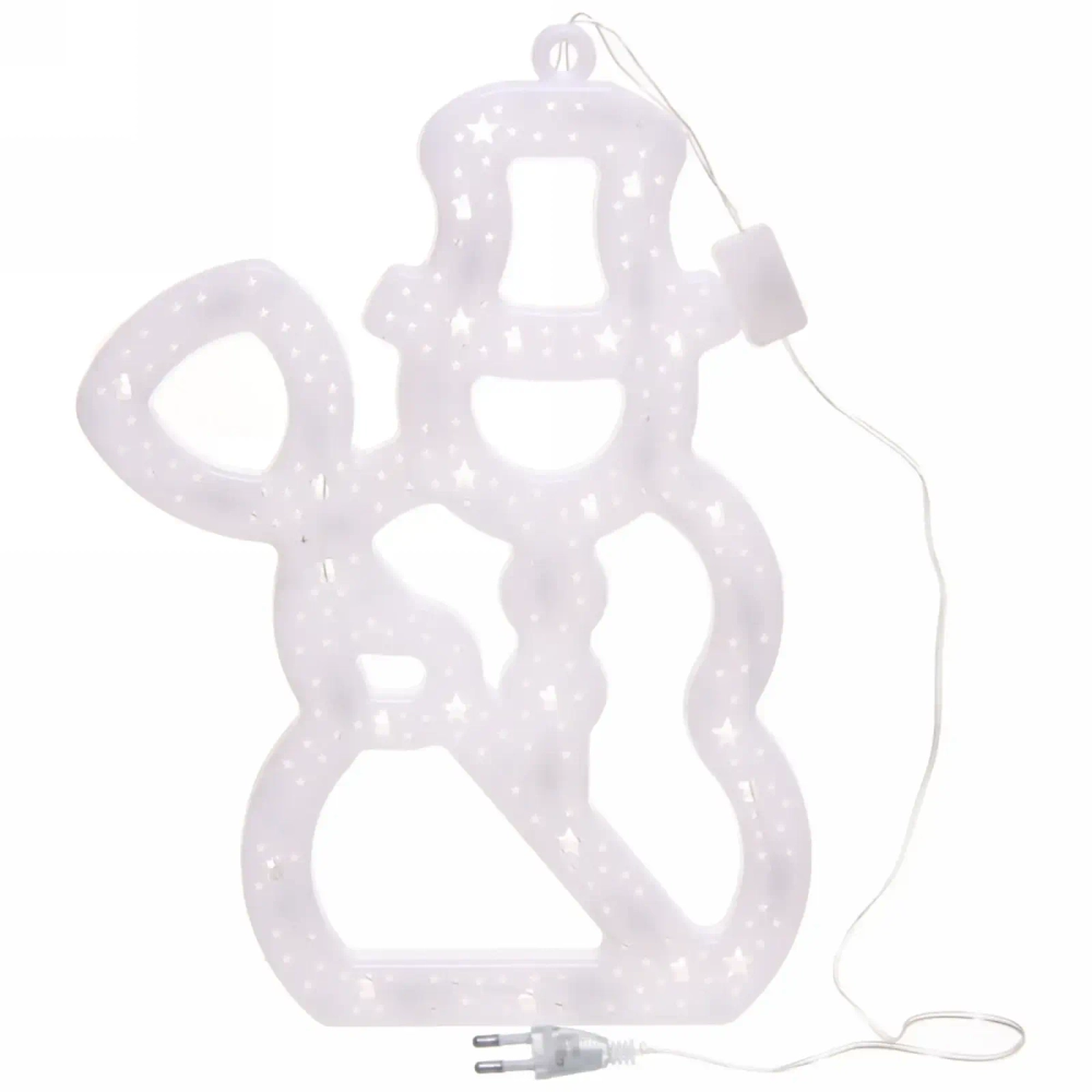 Фигура светодиодная 30 см,»Снеговик» мультицвет