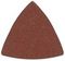 Листы шлифовальные треугольные на тканевой основе 80мм набор 5шт