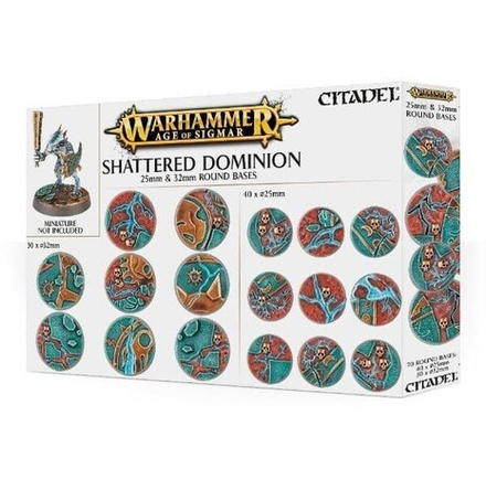 Фигурные подставки Aos: Shattered Dominion: 25&32mm Round Bases