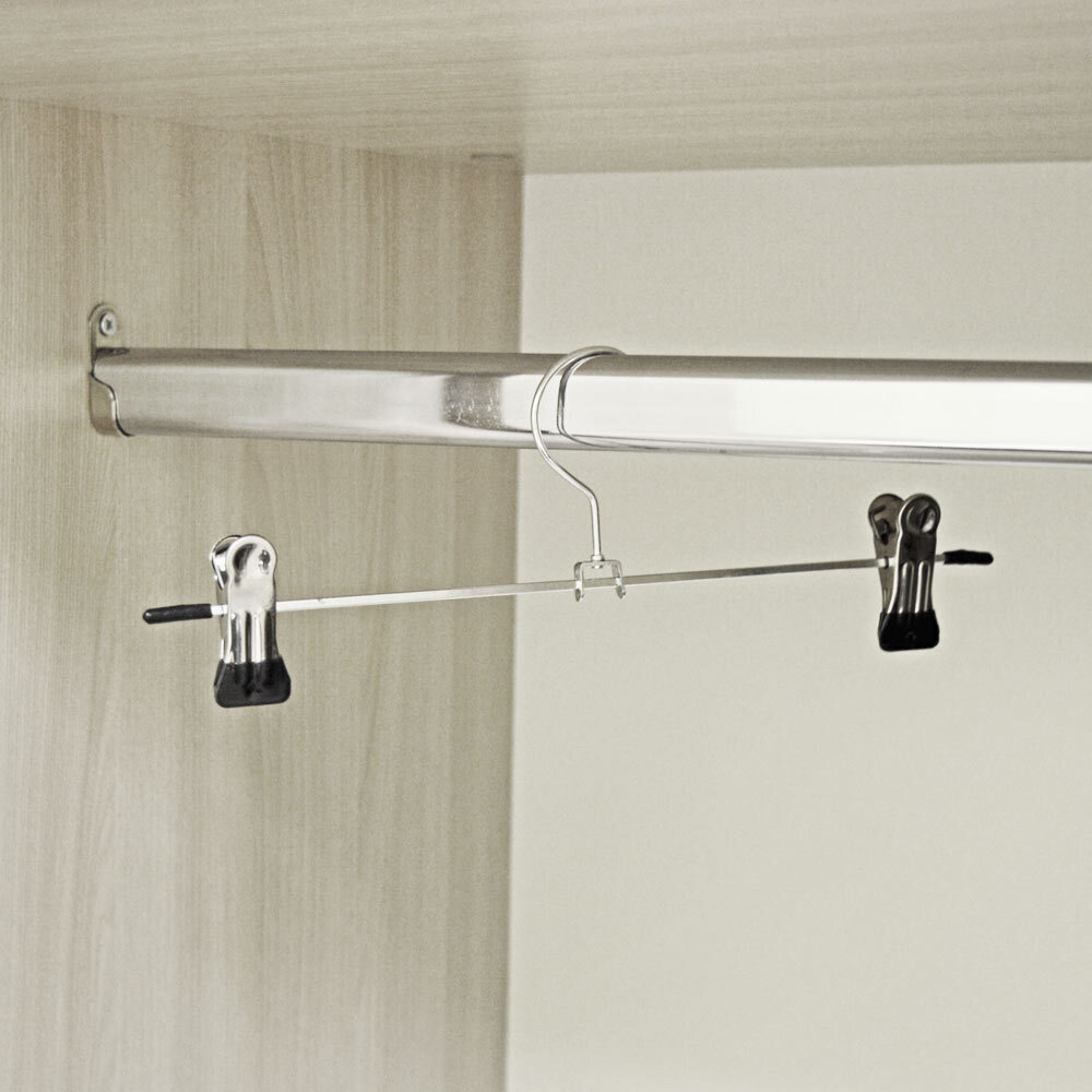 Вешалка металлическая с прищепками, набор 10шт