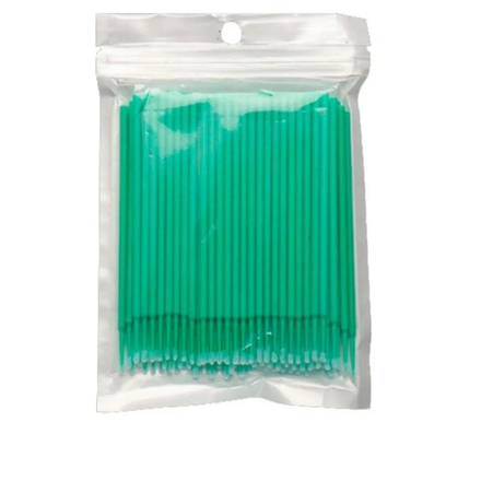 Микробраши, в пакете, 100 шт цвет Зеленый