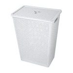 Корзина для белья "Wenge" 35л, 399х272х460 мм (светло-серый)