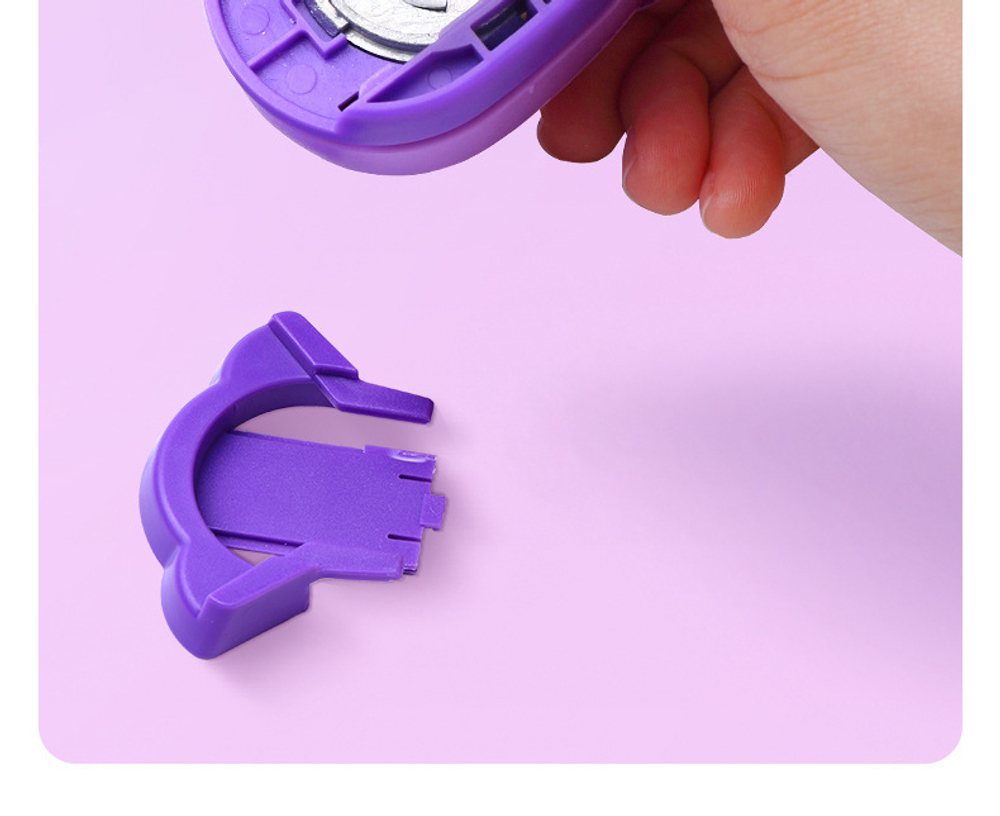 Дырокол угла, вырубка под фото "линии"