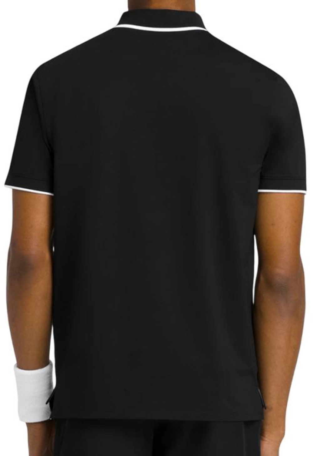 Мужское теннисное поло Wilson Advantage Zip - черный