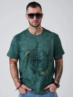 Футболка мужская "Роза ветров"