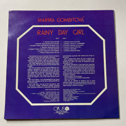 Винтажная виниловая пластинка LP Marika Gombitova Rainy Day Girl (Чехословакия 1982)