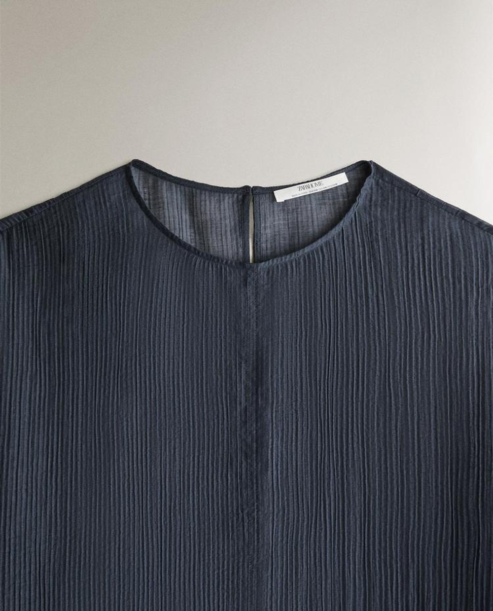 ZARA HOME СТРУЯЩЕЕСЯ ПЛЯЖНОЕ ПЛАТЬЕ, СИНИЙ