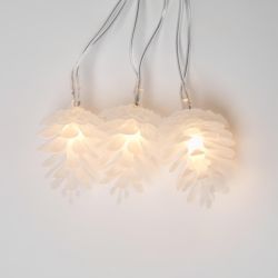 ULD-S0280-020-DTA WARM WHITE IP20 PINE CONES Гирлянда светодиодная Шишки . 20 светодиодов. 2.8 м. теплый белый. IP20. провод прозрачный.