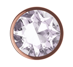 Анальная Пробка Diamond Moonstone Shine L Розовое Золото 4021-02lola