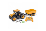 Радиоуправляемый фермерский трактор Double Eagle JCB с прицепом 2.4G масштаб 1:16 - E360-003