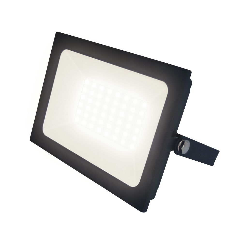 ULF-F21-50W/3000K IP65 200-250В BLACK Прожектор светодиодный. Теплый белый свет (3000К). Корпус черный. TM Uniel