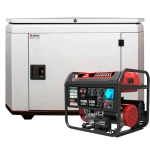Генератор бензиновый SUNREKA G10000EAX с кожухом Geon 1200 RAL 7035