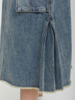 Юбка Vintage Cargo Denim Long Skirt