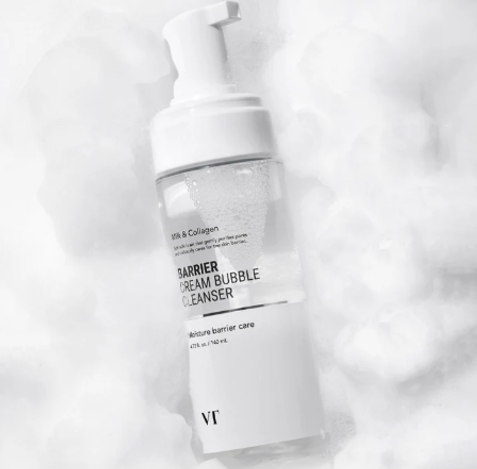 VT Cosmetics Barrier Cream Bubble Cleanser Кислородная крем-пенка для умывания 140 мл