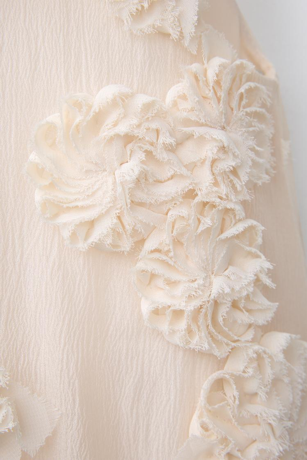 ZARA ПЛАТЬЕ С КОНТРАСТНЫМИ ЦВЕТАМИ, ЭКРЮ