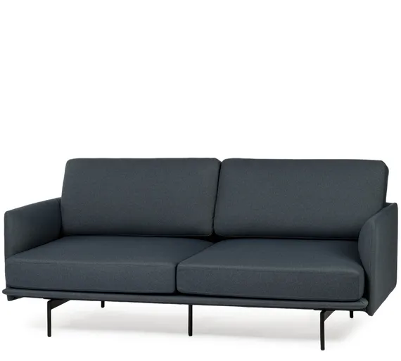 Двухместный диван Bebe 185 см, темно-синий